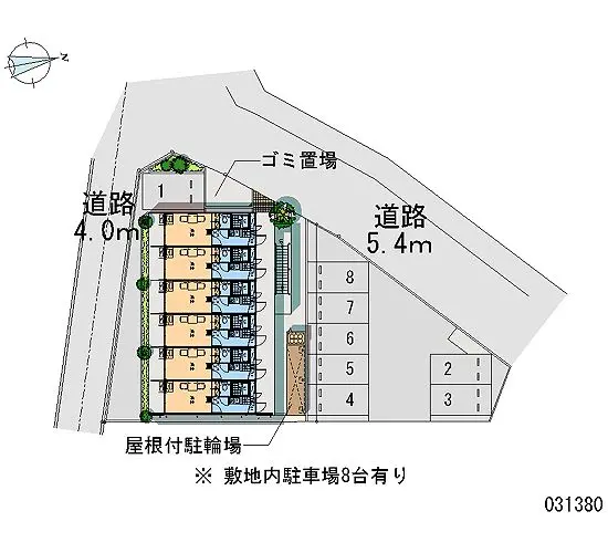 ★手数料０円★東久留米市八幡町　月極駐車場（LP）